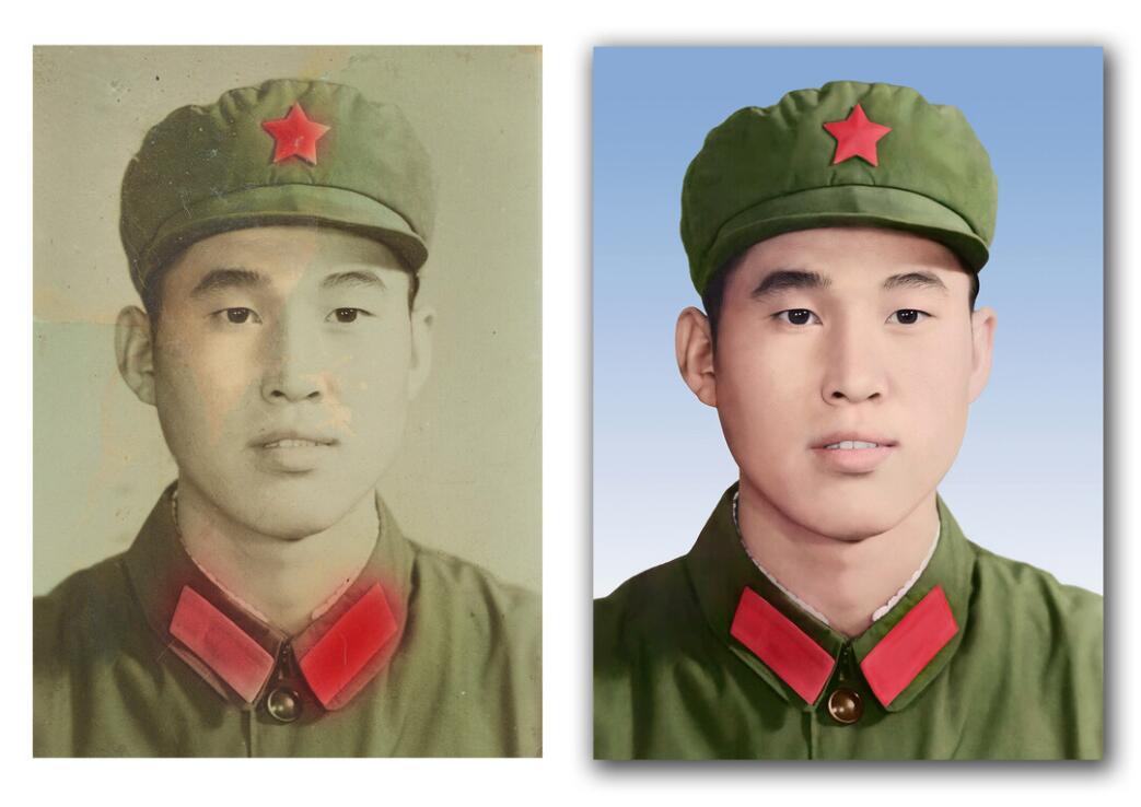 梁河破损照片修复-18